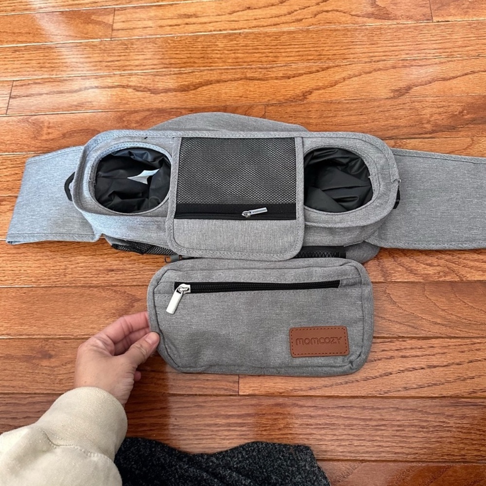 New mom cozy stroller caddy